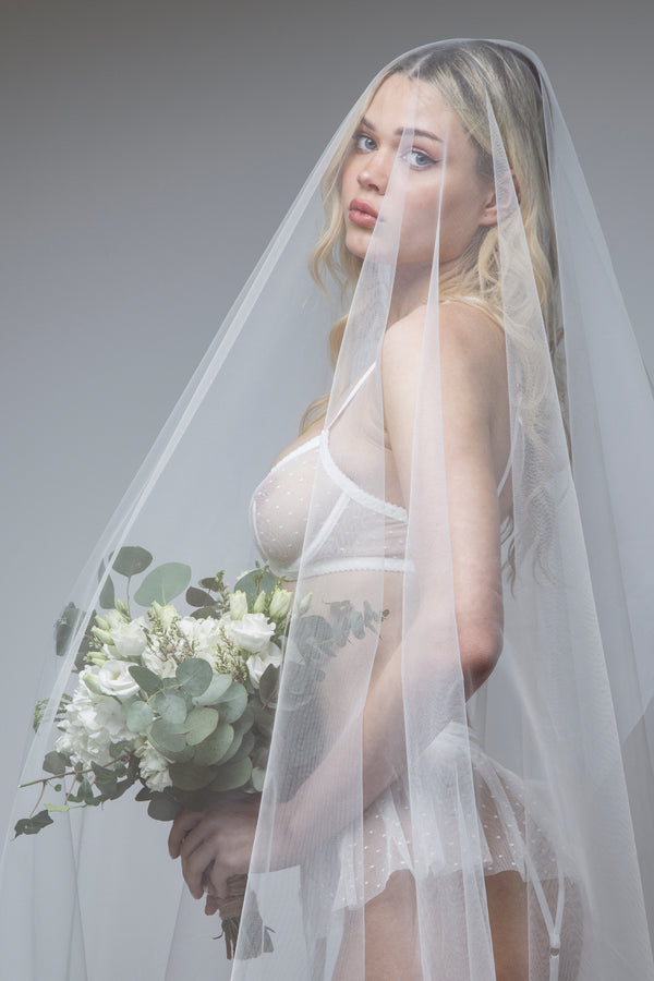 Bridal Countdown… The perfect bridal lingerie for the bride's preparation before her big moment.