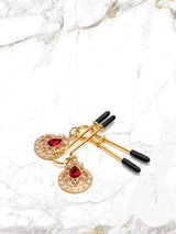 Black box with sensual leather accessories