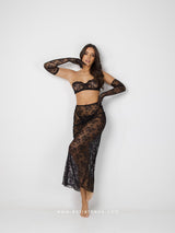 Black Lace Lingerie Set