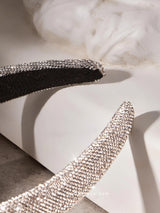 Sparkling crystal-studded hairband