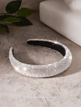 Sparkling crystal-studded hairband