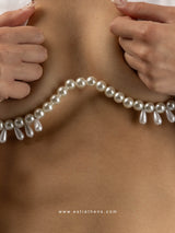 Pearl chain top bodychain