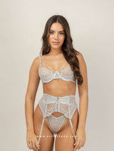 Silver Lingerie Set