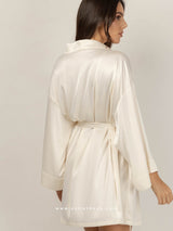 White Nightie Robe Set