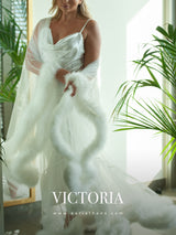 VICTORIA WHITE TULLE LONG