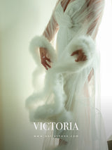 VICTORIA WHITE TULLE LONG