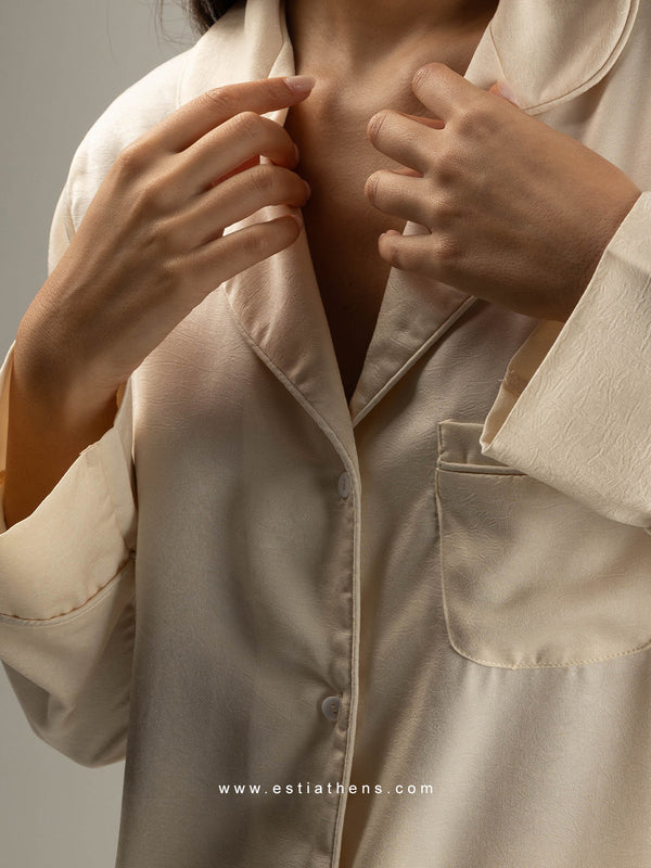 Beige pajama set