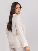 Beige pajama set