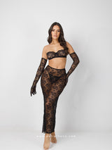 Black Lace Lingerie Set