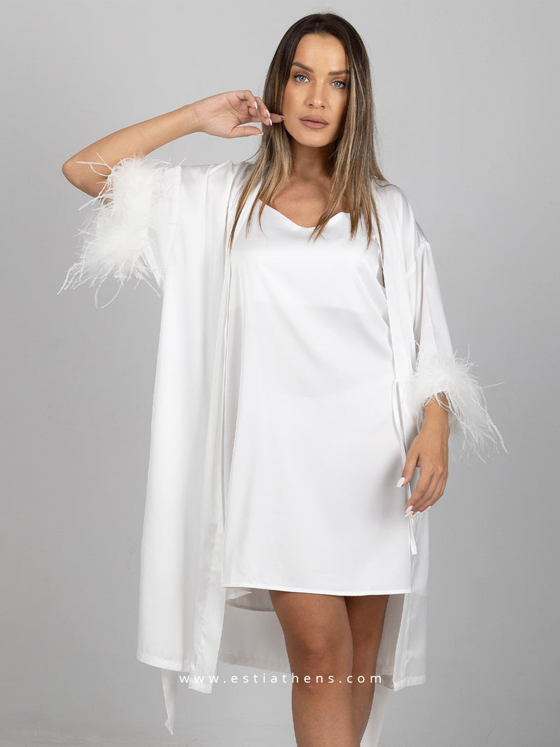 Bridal Robe Set with Nightgown