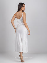 White bridal robe set with feathered sleeves